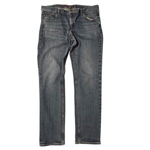 Michael Kors Jeans Men's 36x32 Parker Slim Fit Tapered Blue Denim Pockets